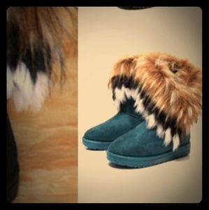 Furry boots